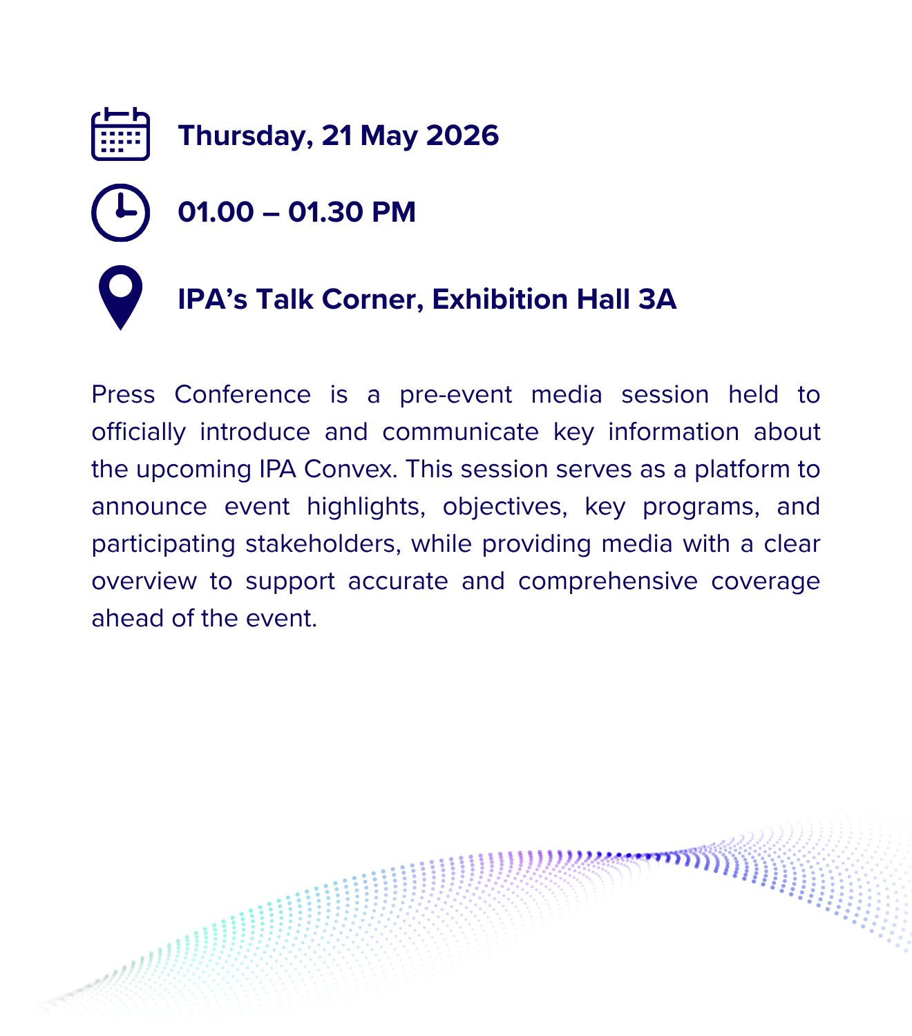 Press Conference IPA CONVEX 2026